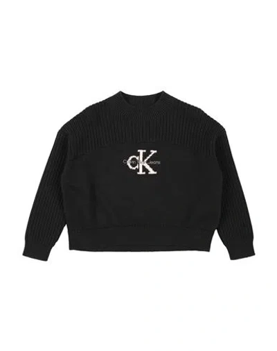 Calvin Klein Jeans Est.1978 Babies' Calvin Klein Jeans Toddler Girl Sweater Black Size 6 Cotton