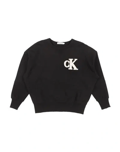 Calvin Klein Jeans Est.1978 Babies' Calvin Klein Jeans Toddler Girl Sweatshirt Black Size 6 Cotton