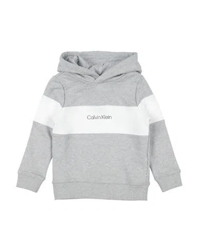 Calvin Klein Jeans Est.1978 Babies' Calvin Klein Jeans Toddler Girl Sweatshirt Grey Size 6 Cotton In Gray