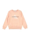 Calvin Klein Jeans Est.1978 Babies' Calvin Klein Jeans Toddler Girl Sweatshirt Salmon Pink Size 6 Cotton