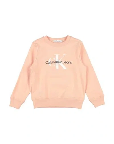 Calvin Klein Jeans Est.1978 Babies' Calvin Klein Jeans Toddler Girl Sweatshirt Salmon Pink Size 6 Cotton