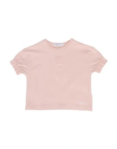 Calvin Klein Jeans Est.1978 Babies' Calvin Klein Jeans Toddler Girl T-shirt Blush Size 4 Cotton, Elastane In Pink