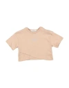Calvin Klein Jeans Est.1978 Babies' Calvin Klein Jeans Toddler Girl T-shirt Light Brown Size 4 Cotton In Beige