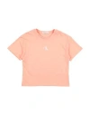 Calvin Klein Jeans Est.1978 Calvin Klein Jeans Toddler Girl T-shirt Salmon Pink Size 6 Cotton In Pink