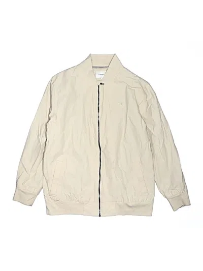 Pre-owned Calvin Klein Jeans Est.1978 Kids' Calvin Klein Jeans Track Jacket In Ivory
