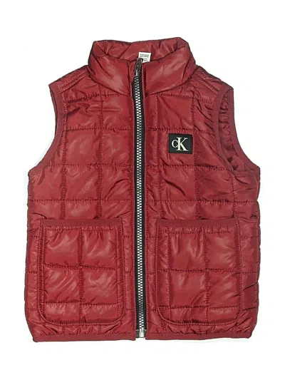 Pre-owned Calvin Klein Jeans Est.1978 Kids' Calvin Klein Jeans Vest In Red
