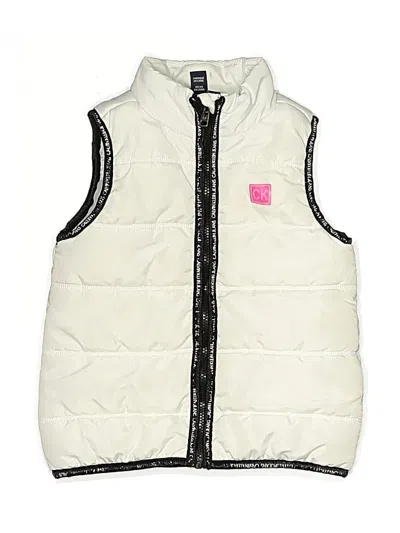 Pre-owned Calvin Klein Jeans Est.1978 Kids' Calvin Klein Jeans Vest In White