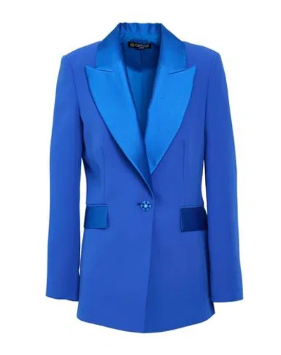 Calvin Klein Jeans Est.1978 Calvin Klein Jeans Woman Blazer Blue Size 6 Polyester