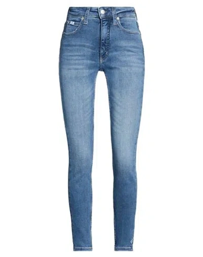 Calvin Klein Jeans Est.1978 Calvin Klein Jeans Woman Jeans Blue Size 25 Cotton, Elastomultiester, Elastane