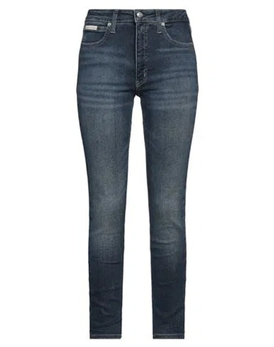 Calvin Klein Jeans Est.1978 Calvin Klein Jeans Woman Jeans Blue Size 28w-30l Cotton, Elastomultiester, Elastane