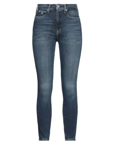 Calvin Klein Jeans Est.1978 Calvin Klein Jeans Woman Jeans Blue Size 28w-30l Cotton, Elastomultiester, Elastane