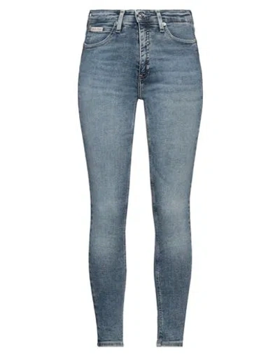 Calvin Klein Jeans Est.1978 Calvin Klein Jeans Woman Jeans Blue Size 32 Cotton, Elastomultiester, Elastane