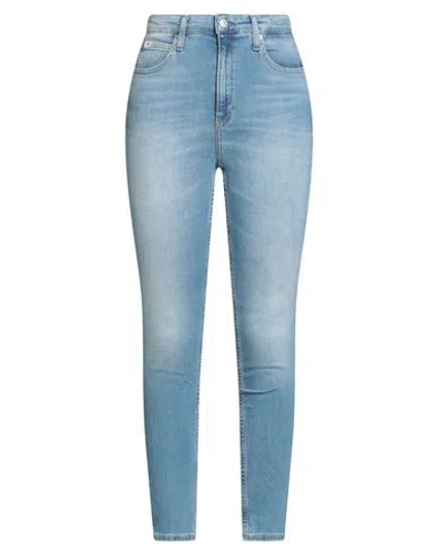 Calvin Klein Jeans Est.1978 Calvin Klein Jeans Woman Jeans Blue Size 32w-30l Cotton, Polyester, Elastane