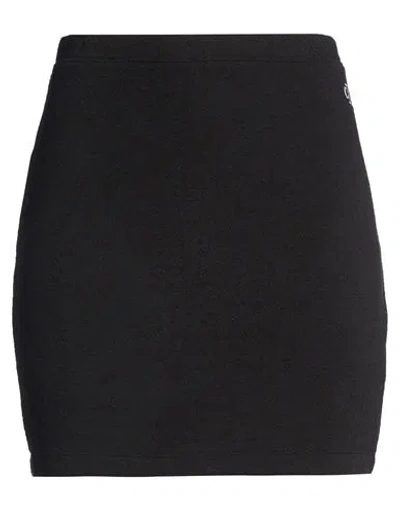 Calvin Klein Jeans Est.1978 Calvin Klein Jeans Woman Mini Skirt Black Size Xl Polyester, Cotton, Elastane