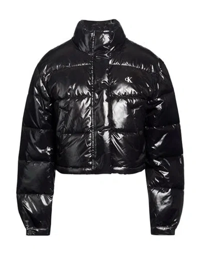 Calvin Klein Jeans Est.1978 Calvin Klein Jeans Woman Puffer Black Size Xs Nylon