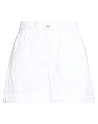 Calvin Klein Jeans Est.1978 Calvin Klein Jeans Woman Shorts & Bermuda Shorts White Size Xs Cotton