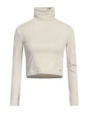 Calvin Klein Jeans Est.1978 Calvin Klein Jeans Woman T-shirt Beige Size Xl Cotton, Elastane In Beige
