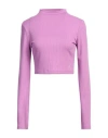 Calvin Klein Jeans Est.1978 Calvin Klein Jeans Woman Top Mauve Size M Polyester, Elastane In Purple