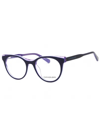 Calvin Klein Jeans Est.1978 Calvin Klein Jeans Women's Ckj19511 Round Eyeglasses In Black