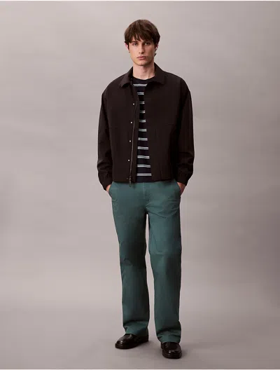 Calvin Klein Jeans Est.1978 Calvin Klein Men's 90s Baggy Chino Pants In Green