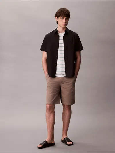 Calvin Klein Jeans Est.1978 Calvin Klein Men's 90s Baggy Chino Shorts In Brown