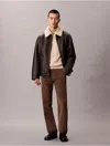 Calvin Klein Jeans Est.1978 Calvin Klein Men's 90s Straight Corduroy Chino Pants In Brown