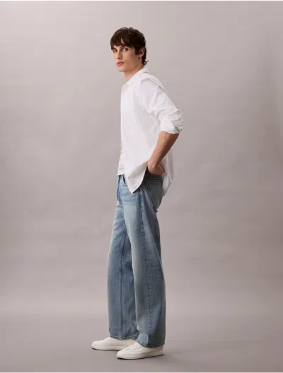 CALVIN KLEIN JEANS EST.1978 CALVIN KLEIN MEN'S 90S STRAIGHT FIT COOLING JEAN