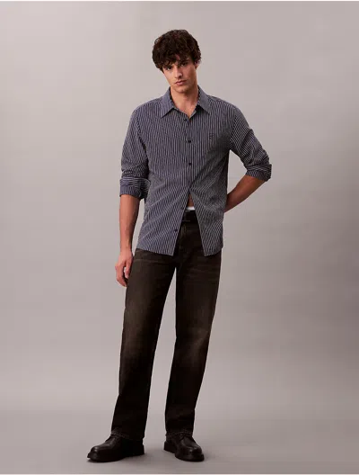 Calvin Klein Jeans Est.1978 Calvin Klein Men's 90s Straight Jeans In Black
