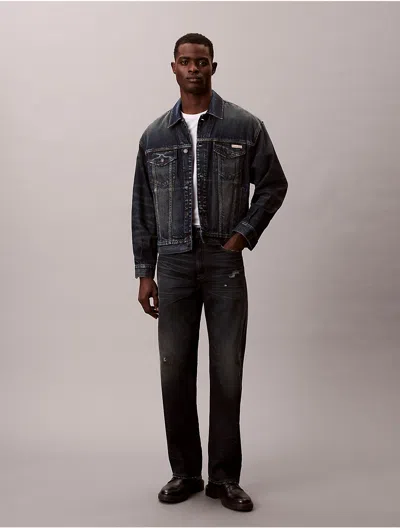 Calvin Klein Jeans Est.1978 Calvin Klein Men's 90s Straight Jeans In Black