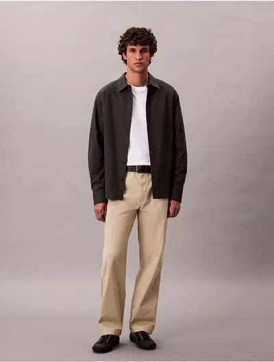 Calvin Klein Jeans Est.1978 Calvin Klein Men's 90s Straight Pants In Brown