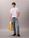Calvin Klein Jeans Est.1978 Calvin Klein Men's Apartment Logo Graphic Classic T-shirt In White