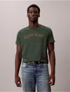 Calvin Klein Jeans Est.1978 Calvin Klein Men's Arch Logo Graphic Classic T-shirt In Green