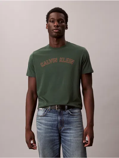 Calvin Klein Jeans Est.1978 Calvin Klein Men's Arch Logo Graphic Classic T-shirt In Green