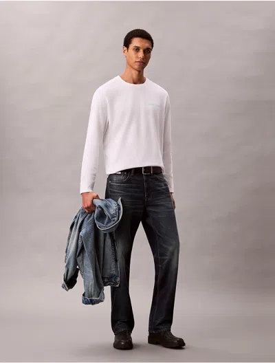 Calvin Klein Jeans Est.1978 Calvin Klein Men's Arch Logo Graphic Relaxed T-shirt In White