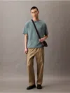 Calvin Klein Jeans Est.1978 Calvin Klein Men's Archive Logo Relaxed Crewneck T-shirt In Blue