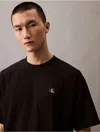 Calvin Klein Jeans Est.1978 Calvin Klein Men's Archive Logo Relaxed Crewneck T-shirt In Black
