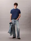 Calvin Klein Jeans Est.1978 Calvin Klein Men's Archive Logo Relaxed Crewneck T-shirt In Blue
