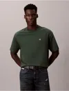 Calvin Klein Jeans Est.1978 Calvin Klein Men's Archive Logo Relaxed Crewneck T-shirt In Green