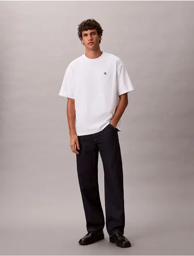 CALVIN KLEIN JEANS EST.1978 CALVIN KLEIN MEN'S ARCHIVE LOGO RELAXED CREWNECK T-SHIRT