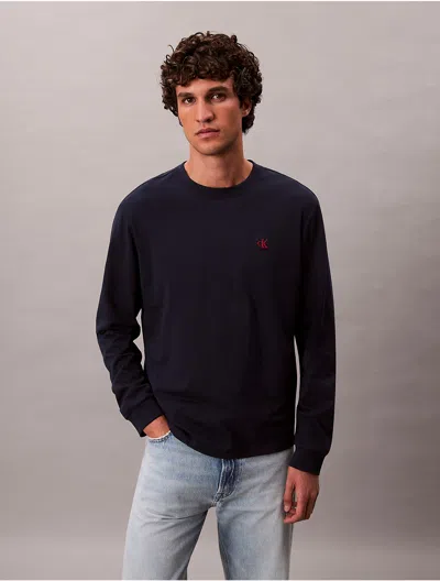 Calvin Klein Jeans Est.1978 Calvin Klein Men's Archive Logo Relaxed T-shirt In Blue
