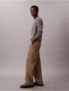 Calvin Klein Jeans Est.1978 Calvin Klein Men's Baggy Cargo Pants In Brown
