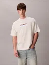 Calvin Klein Jeans Est.1978 Calvin Klein Men's Block Logo Graphic Relaxed T-shirt In Neutral