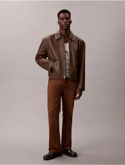 Calvin Klein Jeans Est.1978 Calvin Klein Men's Bootcut Fit Jeans In Brown