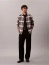 Calvin Klein Jeans Est.1978 Calvin Klein Men's Brushed Plaid Relaxed Button-down Shirt In Multi