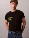 Calvin Klein Jeans Est.1978 Calvin Klein Men's Circle Graphic Relaxed T-shirt In Black