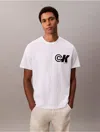 Calvin Klein Jeans Est.1978 Calvin Klein Men's Ck Sport Logo Graphic Tee In White