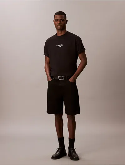 Calvin Klein Jeans Est.1978 Calvin Klein Men's Ckj Logo Graphic Relaxed T-shirt In Black