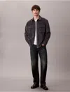 Calvin Klein Jeans Est.1978 Calvin Klein Men's Corduroy Relaxed Button-down Shirt In Black