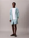 Calvin Klein Jeans Est.1978 Calvin Klein Men's Cotton Blend Boucle Pull-on Shorts In Green