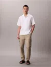 Calvin Klein Jeans Est.1978 Calvin Klein Men's Cotton Blend Skinny Cargo Ripstop Pants In Nude